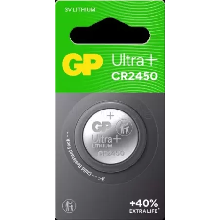Pile plateGP BatteriesUltra CR2450 | MonPC.Store