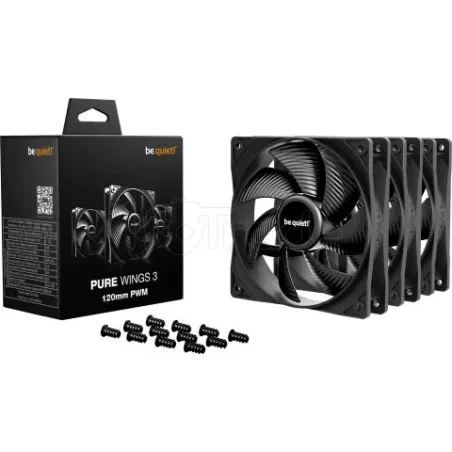 Lot de 3 Ventilateurs de boitier be quiet!Pure Wings… | MonPC.Store