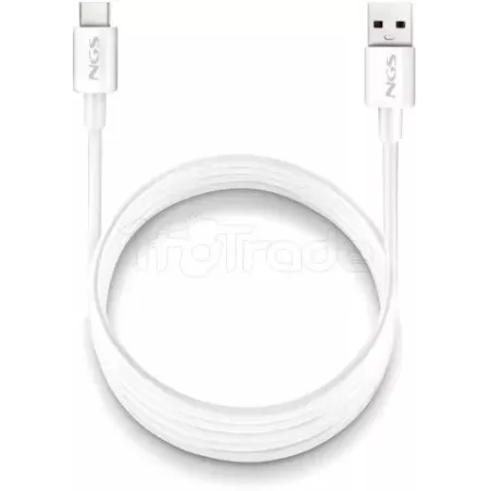 CableNGSZyro USB-A/C M/M 1m 15W (Blanc) | MonPC.Store