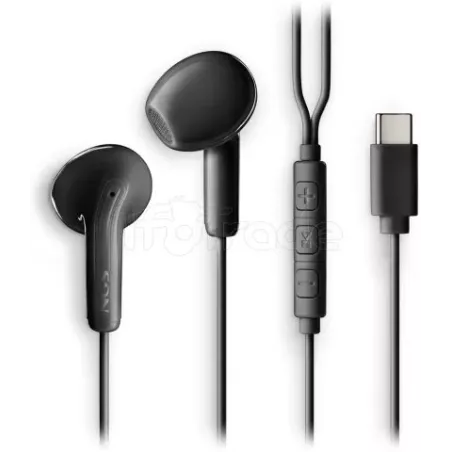 Ecouteur filaire avec microNGSCross Glide USB-C (Noir) | MonPC.Store