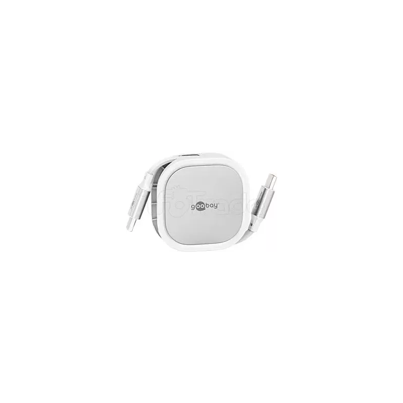 Cable USB 2.0 type C rétractableGoobay(Blanc) | MonPC.Store