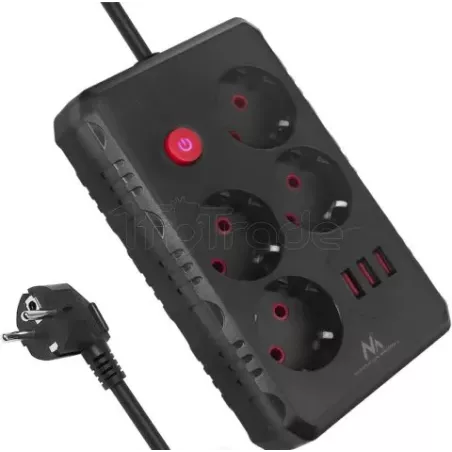 Multiprise 4 prises Maclean MCE392 + USB +… | MonPC.Store