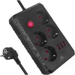 Multiprise 4 prises Maclean MCE393 + USB +… | MonPC.Store