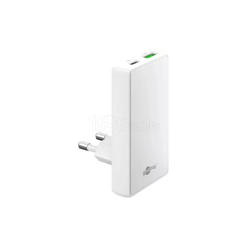 Chargeur secteurGoobayFast Charger 90° Flat 1x USB-C +… | MonPC.Store