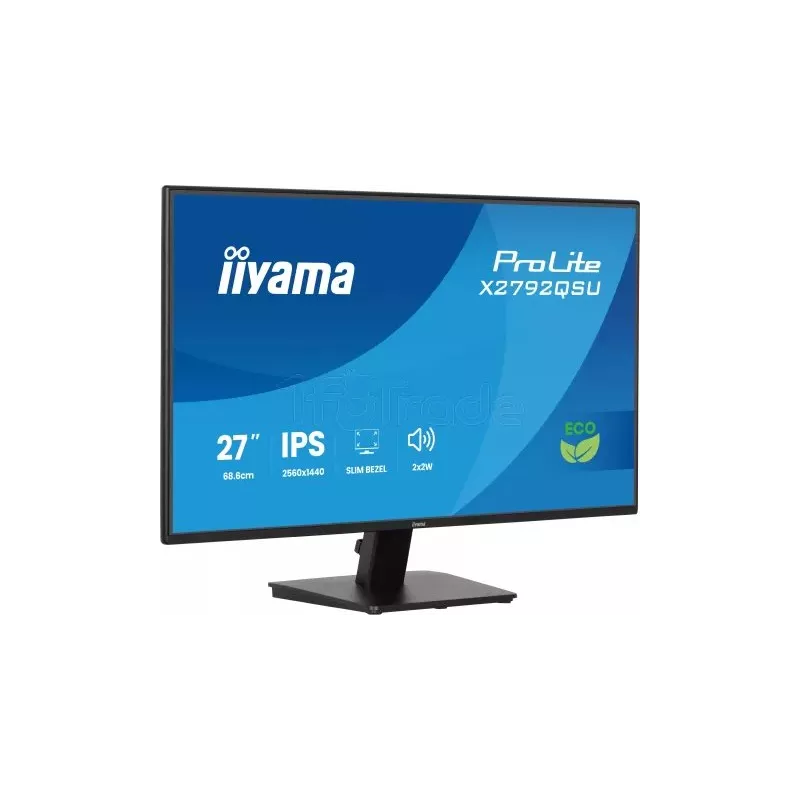Ecran 27"IiyamaProLiteX2792QSU-B1 Quad HD 120Hz (Noir) | MonPC.Store