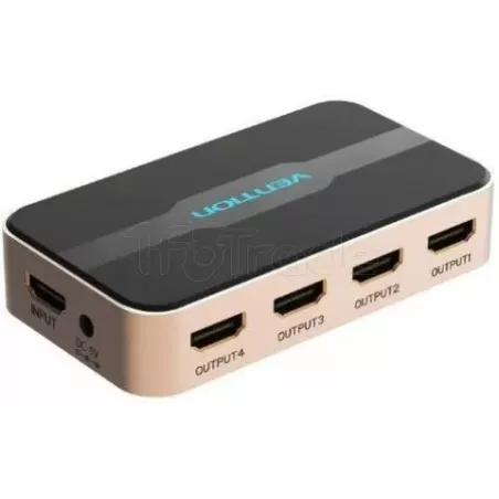 Splitter HDMI 4KVention4 ports (Noir/Or) | MonPC.Store