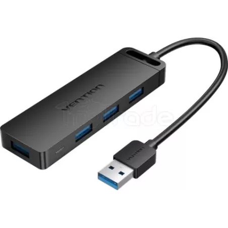 Hub USB 3.0Vention- 4 ports 0.5m (Noir) | MonPC.Store
