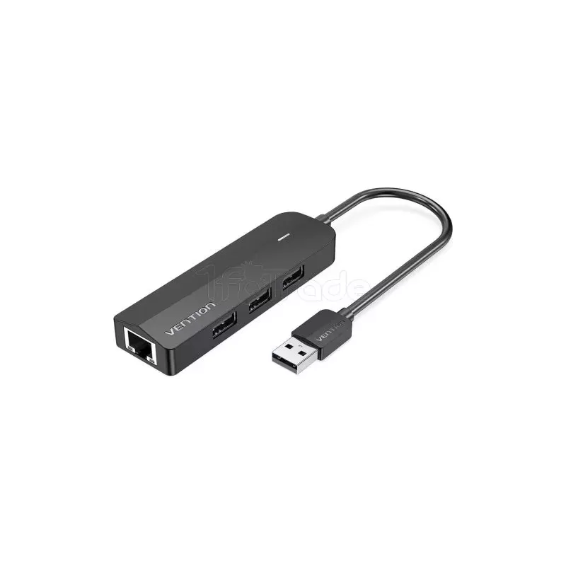 Station d'accueil portable USB 2.0Vention(Noir) | MonPC.Store