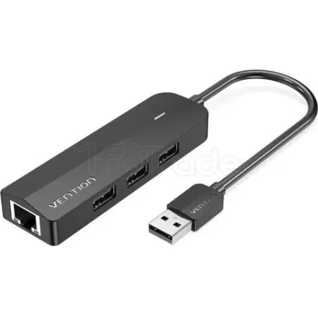 Station d'accueil portable USB 2.0Vention(Noir) | MonPC.Store
