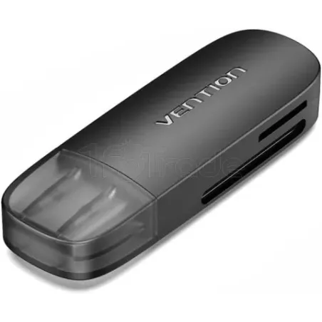 Lecteur de Cartes externe USB 3.0Vention(Noir) | MonPC.Store