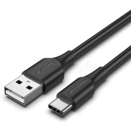 CableVentionUSB Type A - Type C M/M 3m (Noir) | MonPC.Store