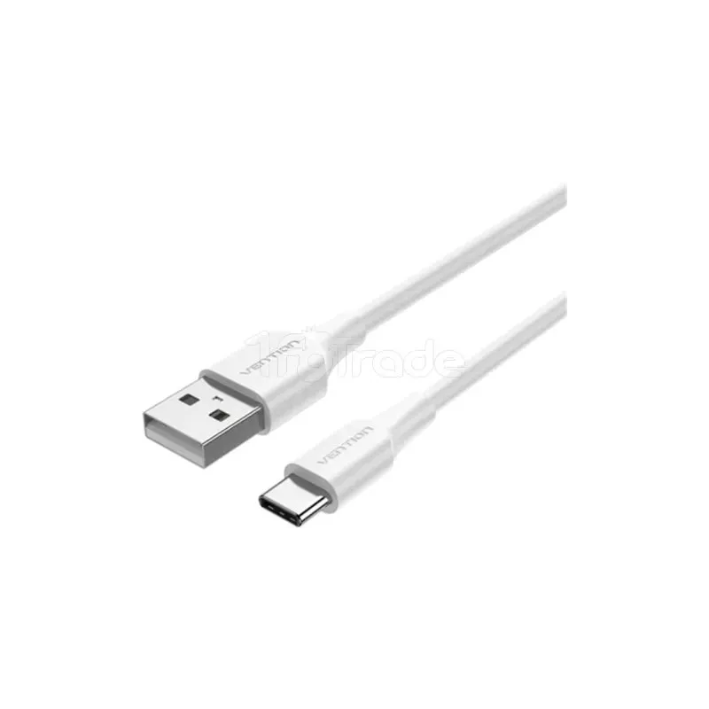 CableVentionUSB 2.0 vers Type C M/M 3A 2m (Blanc) | MonPC.Store
