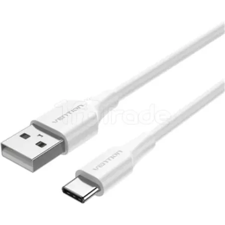 CableVentionUSB 2.0 vers Type C M/M 3A 2m (Blanc) | MonPC.Store