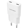 Chargeur secteurNanocable2x USB-C 30W (Blanc) | MonPC.Store