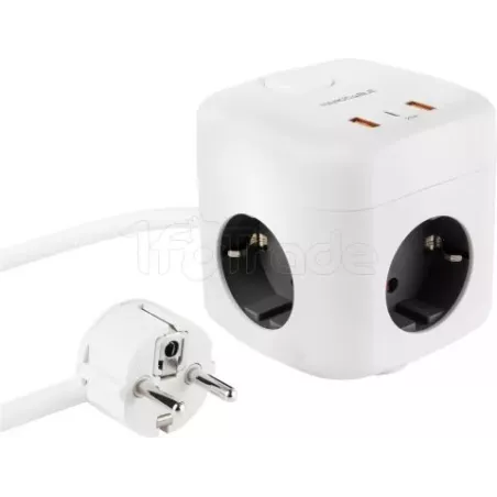 MultipriseNanocableGaN x 3 prises + x 2 USB-A + x 1… | MonPC.Store