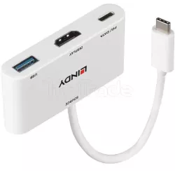 ConvertisseurLindyUSB C mâle vers HDMI femelle & USB A… | MonPC.Store