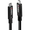 CableLindyUSB 3.2 vers Type C M/M 10 GB/s 5m (Noir) | MonPC.Store