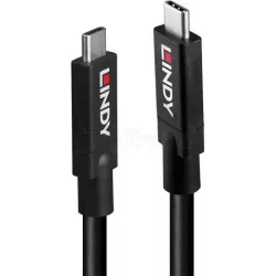 CableLindyUSB 3.2 vers Type C M/M 10 GB/s 3m (Gris) | MonPC.Store
