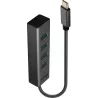 Hub USB 3.2Lindy- 4 ports type C (Noir) | MonPC.Store