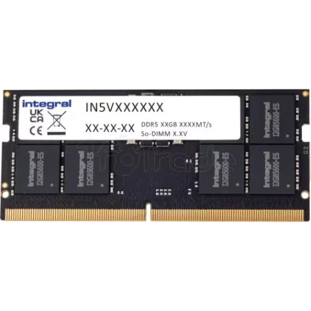 Barrette mémoire 16Go SODIMM DDR5Integral4800 MHz (vert) | MonPC.Store