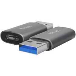 Adaptateur USB 3.2 Type CTrustvers USB Type A M/F (Gris) | MonPC.Store