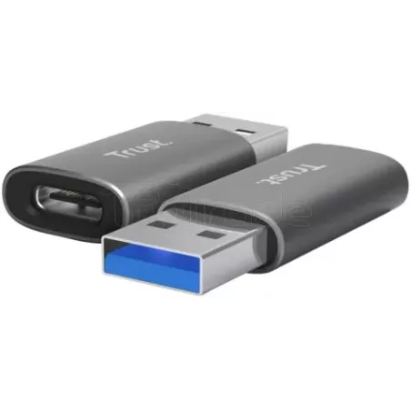 Adaptateur USB 3.2 Type CTrustvers USB Type A M/F (Gris) | MonPC.Store
