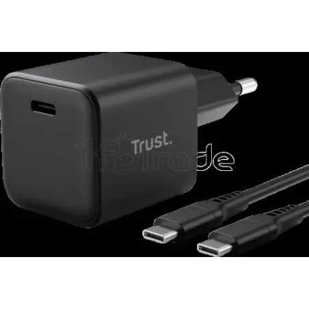 Chargeur secteurTrustMaxo USB-C 65W avec cable (Noir) | MonPC.Store