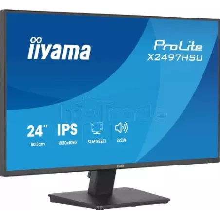 Ecran 24"IiyamaProLiteX2497HSU-B1 Full HD 120Hz (Noir) | MonPC.Store