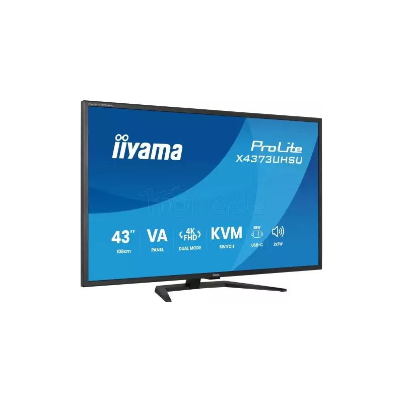 Ecran 43"IiyamaProLiteX4373UHSU-B2 4K Ultra HD (Noir) | MonPC.Store