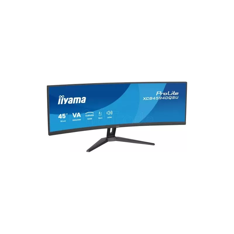 Ecran incurvé 45"IiyamaProLiteXCB4594DQSU-B1 Dual Quad… | MonPC.Store