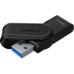 Clé USB 3.2KingstonDataTraveler Exodia S- 64Go (Noir) | MonPC.Store