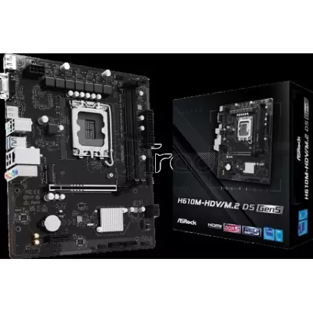 Carte MèreASRockH610M-HDV/M.2 D5 Gen5 (Intel LGA 1700)… | MonPC.Store