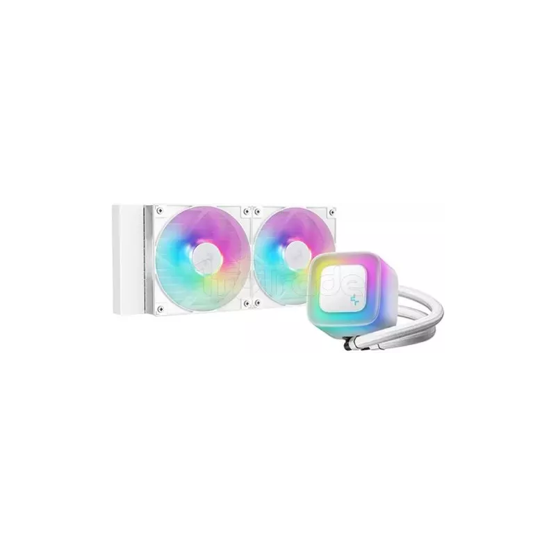 Kit Watercooling AIODeepCoolLE V2 RGB - 240mm (Blanc) | MonPC.Store