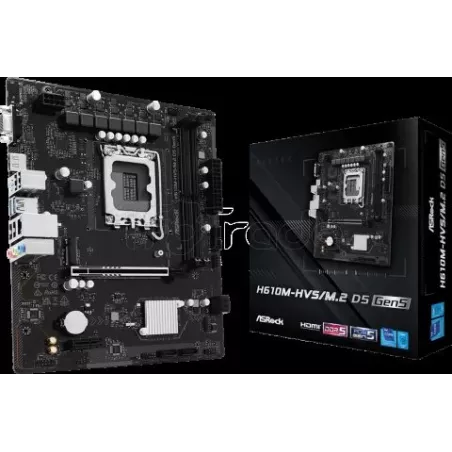 Carte MèreASRockH610M-HVS/M.2 D5 Gen5 (Intel LGA 1700)… | MonPC.Store