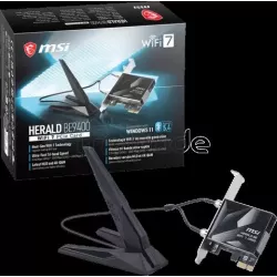 Carte Réseau PCIe WiFi 7MSIHerald(BE9400) | MonPC.Store