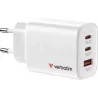 Chargeur secteurVerbatimEssentials GaN2x USB-C + 1x… | MonPC.Store