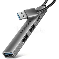 Hub USB-A 3.2AxagonHUE-STA - 4 ports (Gris) | MonPC.Store