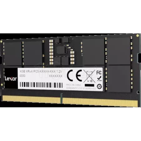 Barrette mémoire 24Go SODIMM DDR5Lexar5600MHz (Noir)… | MonPC.Store