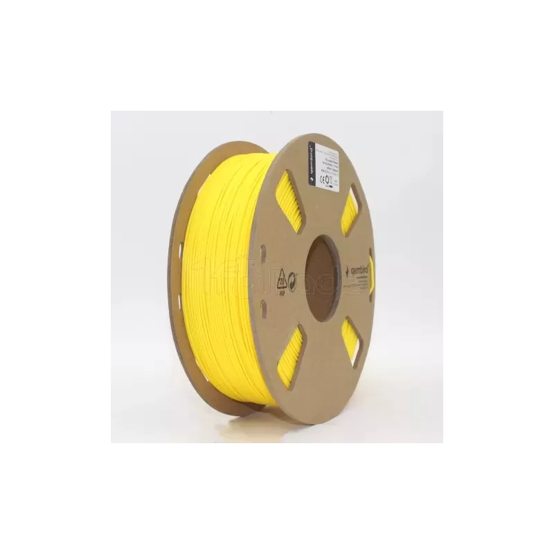 Bobine de Filament PLA 3DGembirdJaune Ø1.75mm - 1kg | MonPC.Store