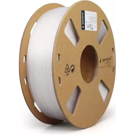 Bobine de Filament PET-G 3DGembirdBlanc Ø1.75mm - 1kg | MonPC.Store