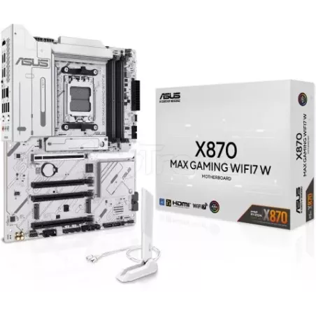 Carte mèreAsusX870 Max Gaming WiFi7 W (AM5) | MonPC.Store
