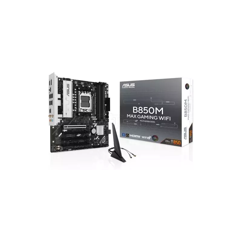 Carte MèreAsusB850M Max Gaming WiFi(AMD AM5) Micro ATX | MonPC.Store