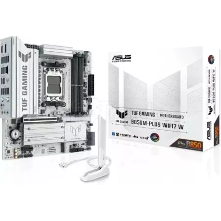 Carte mèreAsusTuf Gaming B850M-Plus WiFi 7 W (AM5)… | MonPC.Store