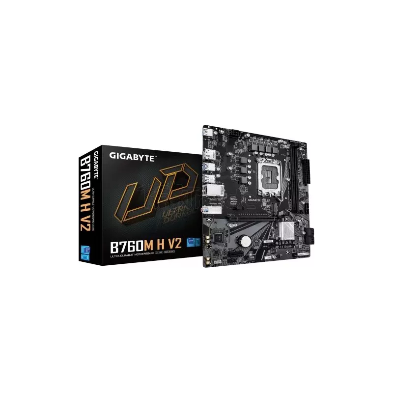 Carte mèreGigabyteB760M H V2(Intel LGA 1700) Micro ATX | MonPC.Store