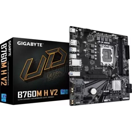 Carte mèreGigabyteB760M H V2(Intel LGA 1700) Micro ATX | MonPC.Store