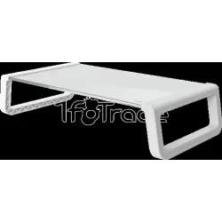 Support/Réhausseur pour EcranTrustMonta(Blanc) | MonPC.Store