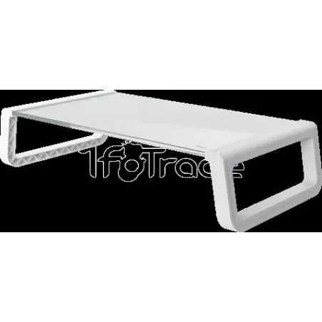 Support/Réhausseur pour EcranTrustMonta(Blanc) | MonPC.Store