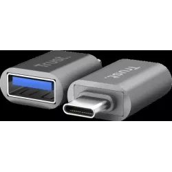 Lot de 2 AdaptateursTrustCalyxUSB-C/A (Noir) | MonPC.Store