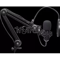 Microphone sur piedTrustGXT 270 Emita II+ (Noir) | MonPC.Store