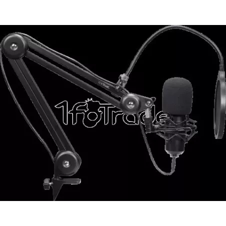 Microphone sur piedTrustGXT 270 Emita II+ (Noir) | MonPC.Store
